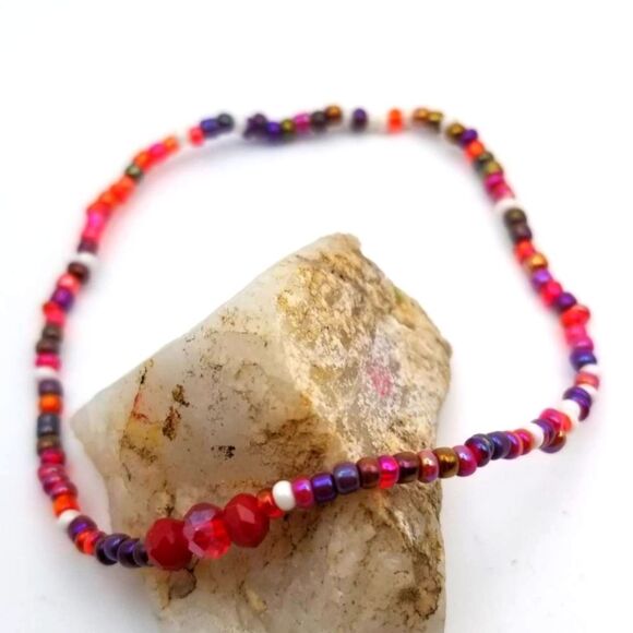 Native seed‎ beaded bracelet - Picture 1 of 2